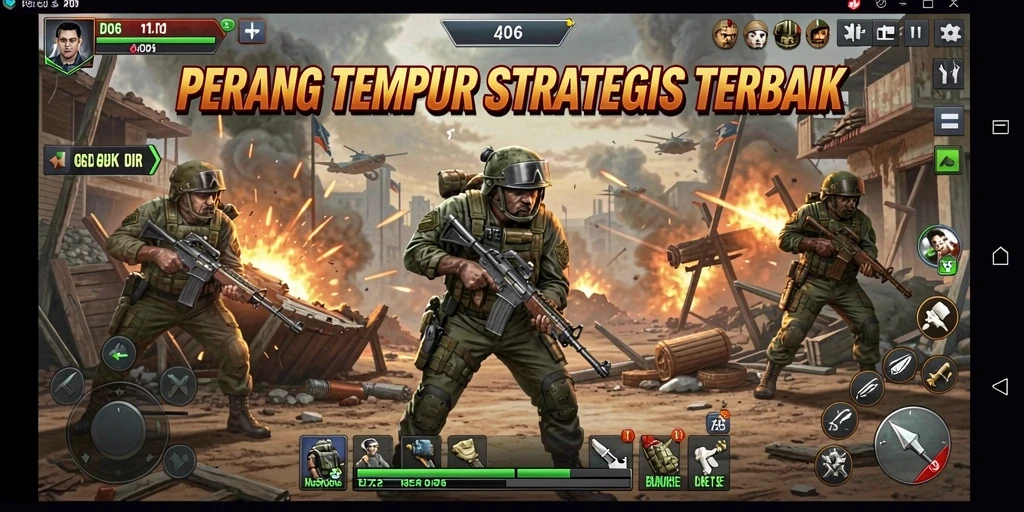 Gameplay intens dalam D06 yang menawarkan pengalaman TPS seru.