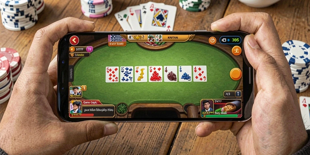 Tampilan gameplay Gaple yang seru dan interaktif di DY777.
