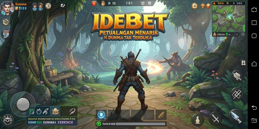 Gameplay IDEBET menampilkan petualangan yang menegangkan dan seru.