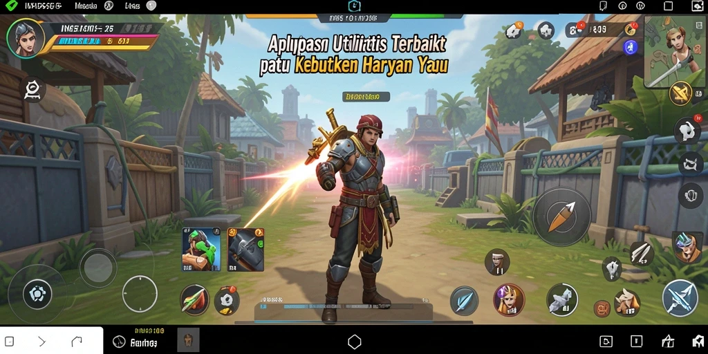 Tampilan utama aplikasi IND666 dengan fitur utilitas yang lengkap.