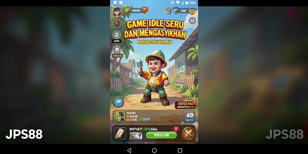 Tangkapan layar dari gameplay menarik JPS88 yang menghibur.