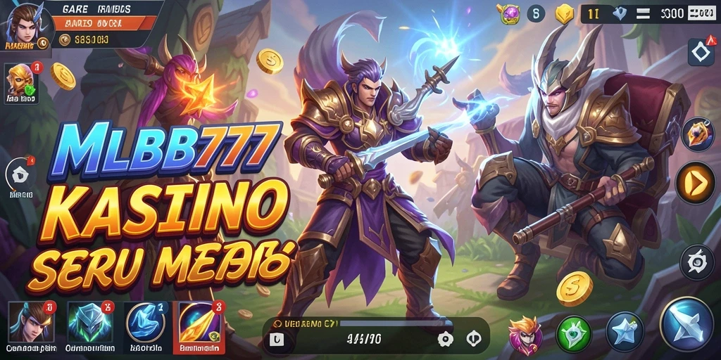 Tampilan gameplay menarik MLBB777 dalam permainan Kasino.