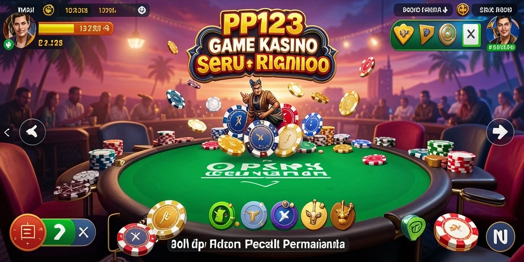 Tampilan gameplay PP123 yang menegangkan di dunia Kasino.