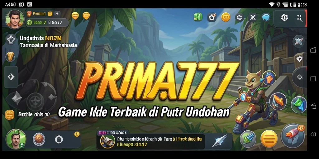 Tampilan gameplay menarik dari PRIMA77 yang menunjukkan keseruan permainan Idle.